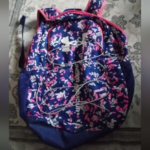 Under Armour Women's Blue and Pink Backpack
